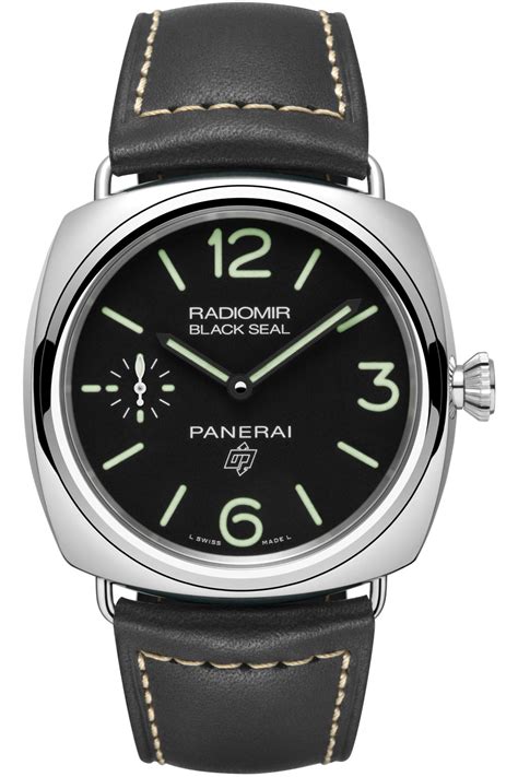 panerai radiomir ceramic black|radiomir black seal price.